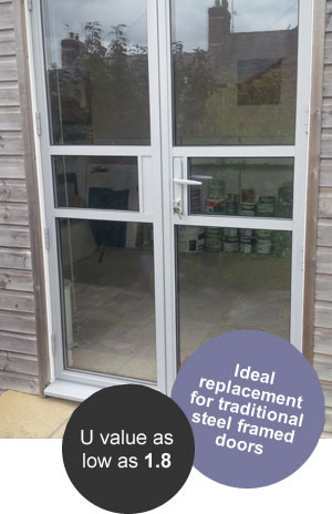 heritage aluminium doors ideal replacements for old steel framed doors